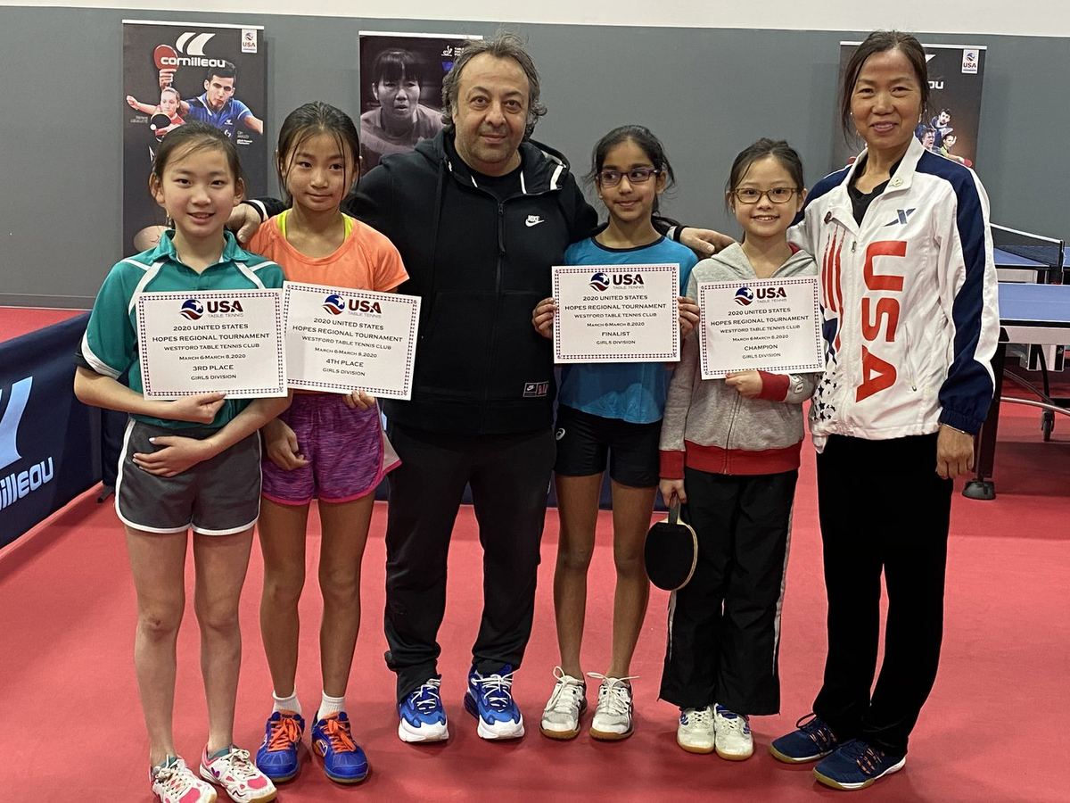Westford Table Tennis Club hosts USATT Hopes 2020 - Road to LA